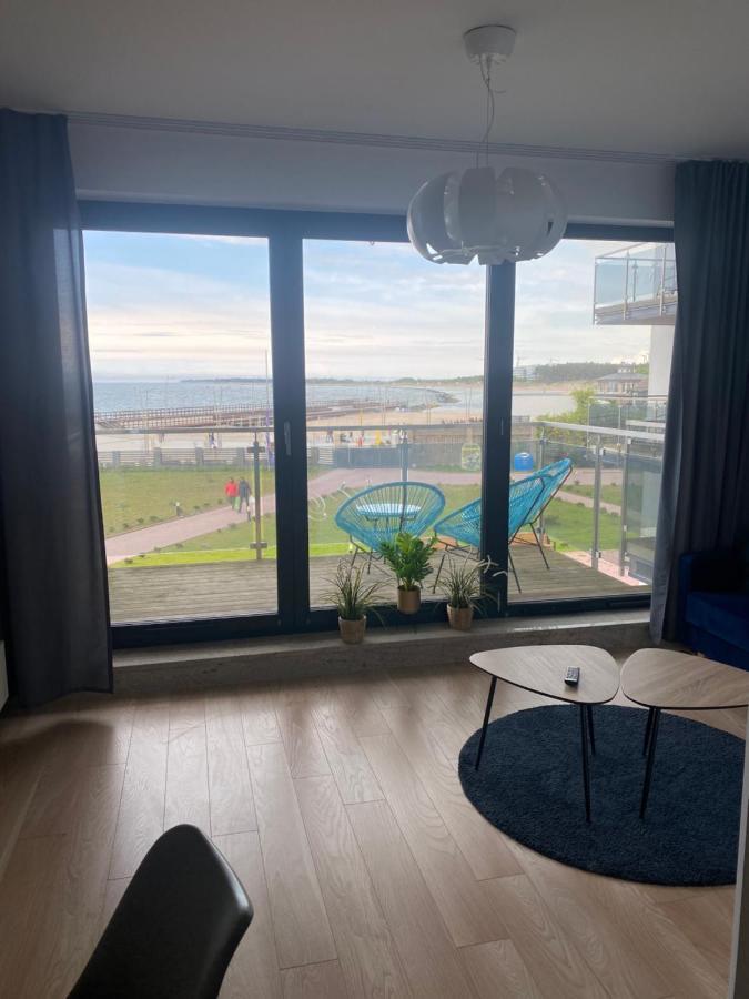 Apartament Z Widokiem Na Morze Ujście-Darłowskie Exteriér fotografie