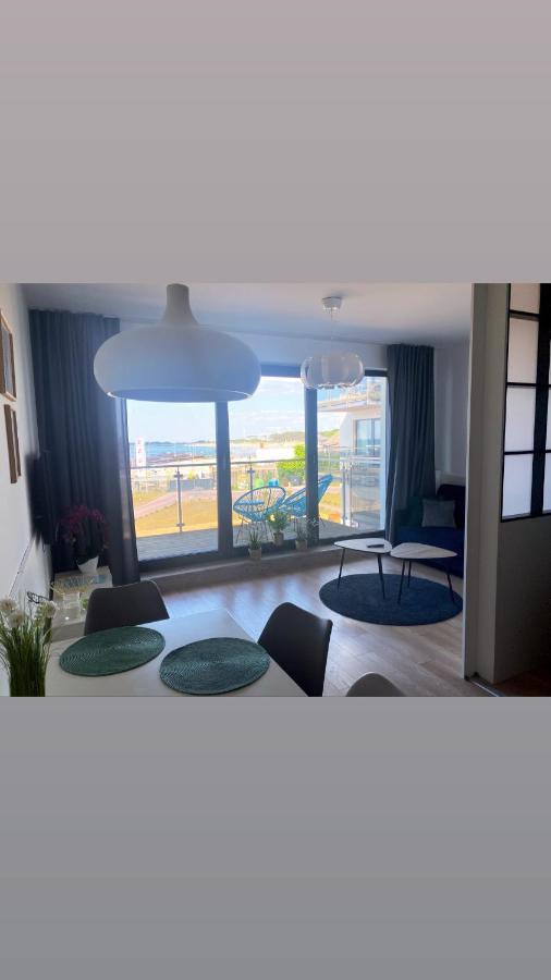 Apartament Z Widokiem Na Morze Ujście-Darłowskie Exteriér fotografie