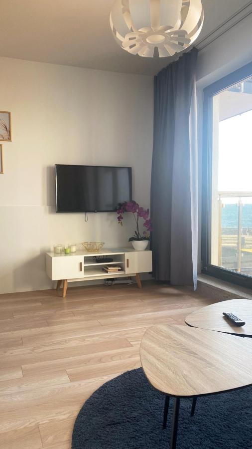 Apartament Z Widokiem Na Morze Ujście-Darłowskie Exteriér fotografie